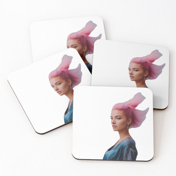 Item preview, Pink Kawaii Hair Girl designed and sold by Basunat.