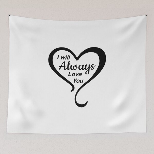 Item preview, I will always love you heart designed and sold by Lee Rose.