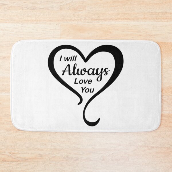 Item preview, I will always love you heart designed and sold by Lee Rose.