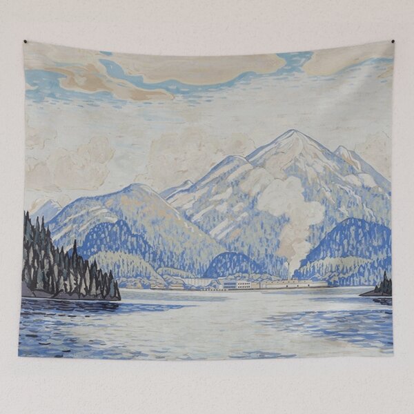 Item preview, Ocean Falls, British Columbia by Lawren Harris designed and sold by TheRedVineyard.