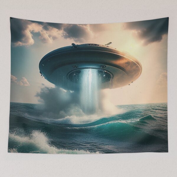 Item preview, UFO Takeoff designed and sold by DigitizedArt.