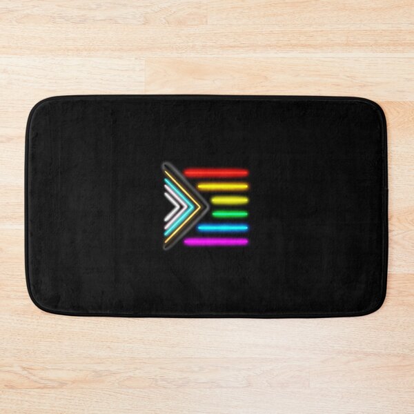 Item preview, Minimalist Neon Progressive Pride Flag designed and sold by O1RSH.
