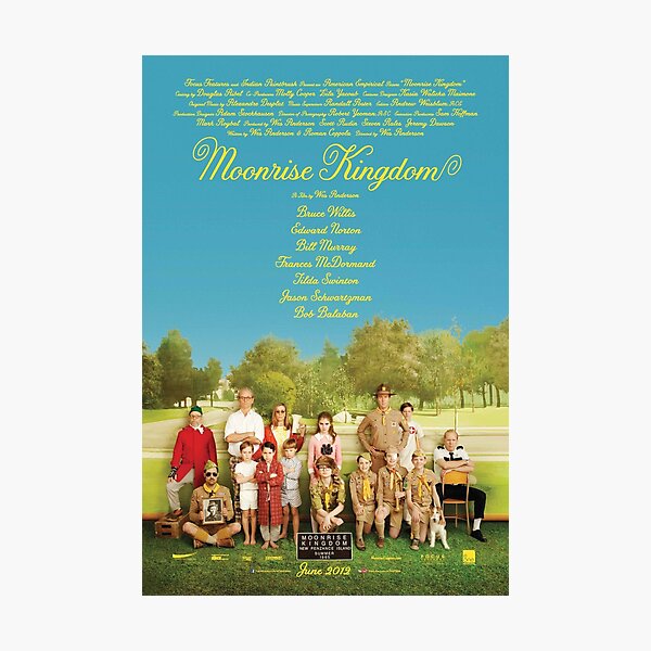 Cartel de la película Moonrise Kingdom Lámina fotográfica