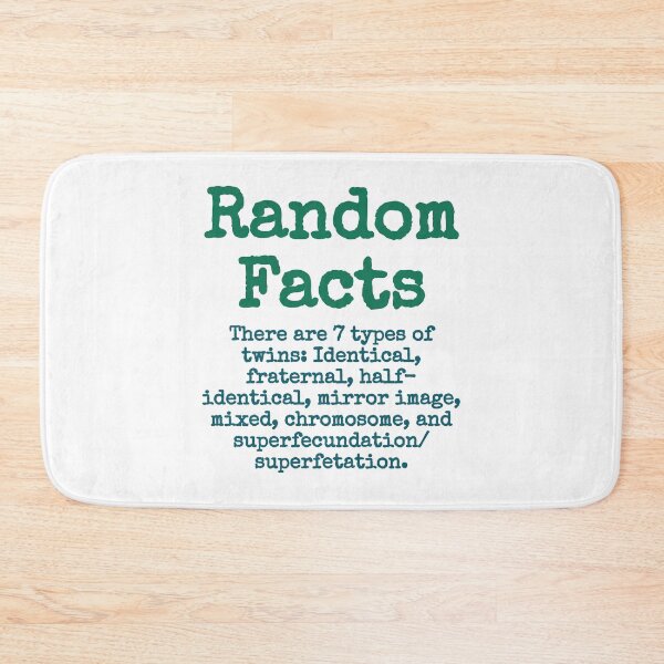 Item preview, There Are 7 Types Of Twins - Trivia Fact designed and sold by CrankyOldDude.