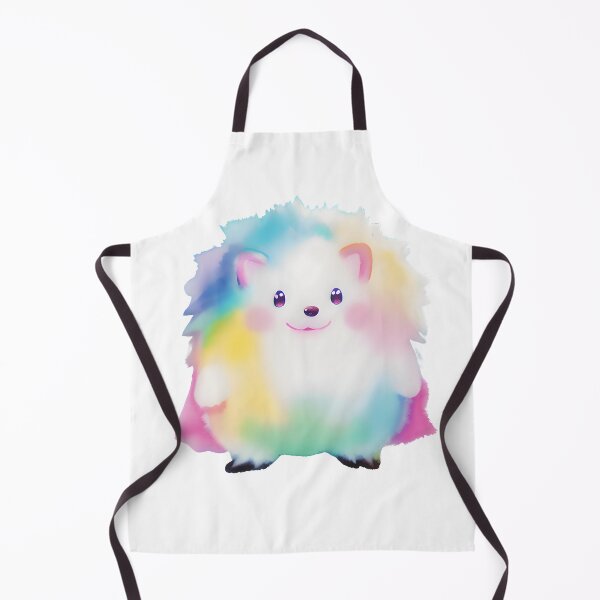 Artikelvorschau, Niedliche Pastell-Aquarell-Aquarell-bunte Baby-Igel-Kunst – entzückende Zuckerwatte-Hedgie entworfen und verkauft von Cawaiico.