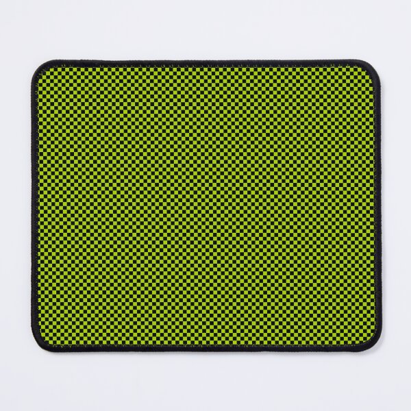Item preview, black neon green small checkered designed and sold by dedoma.