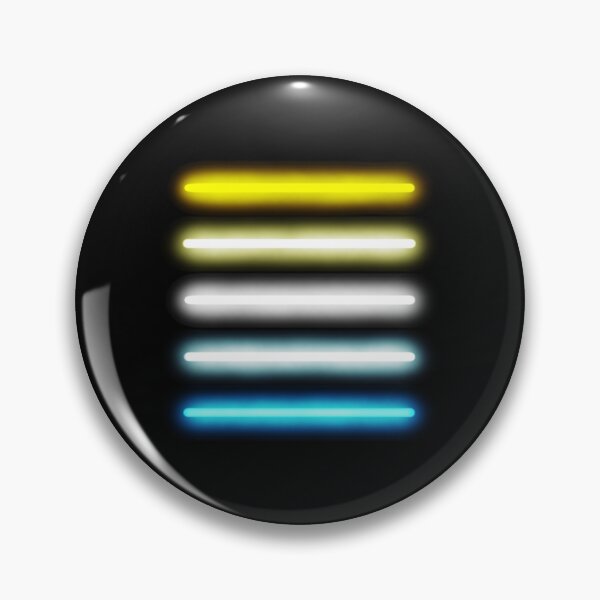 Item preview, Minimalist Neon AroAce Sunset Pride Flag designed and sold by O1RSH.