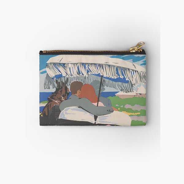 Item preview, Vintage Bermuda Poster - Romantic Horse and Buggy Ride designed and sold by ElLocoMus.