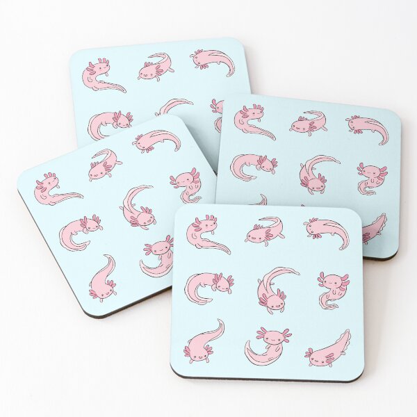 Item preview, Cute little happy axolotls pack  designed and sold by Yarafantasyart.