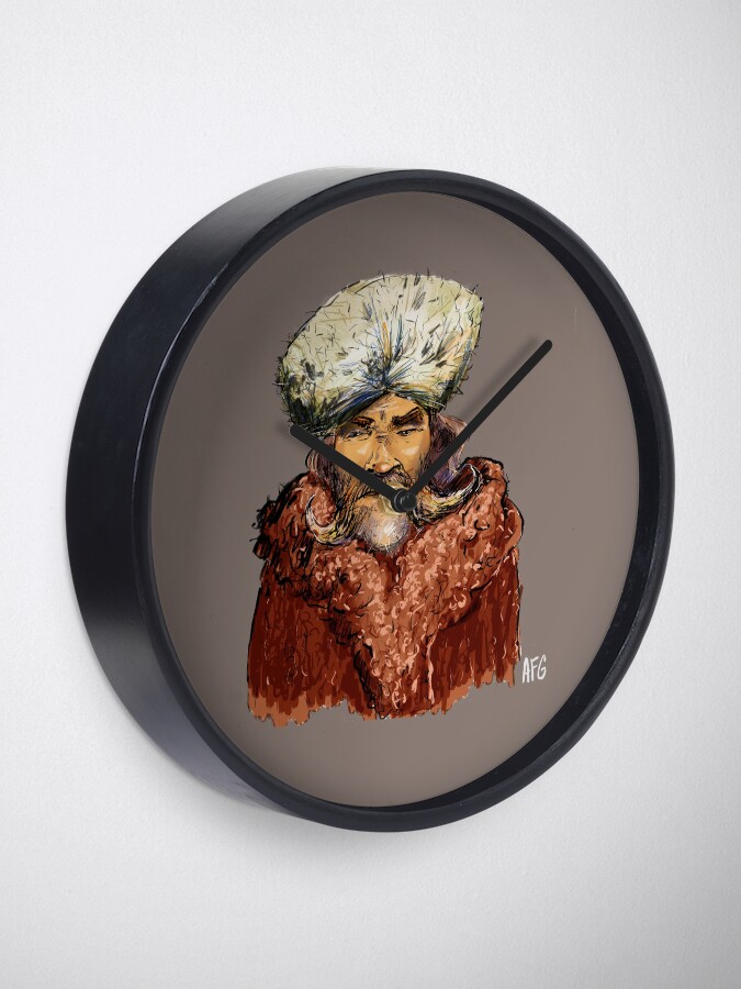 Alternate view of Mountain Man Clock
