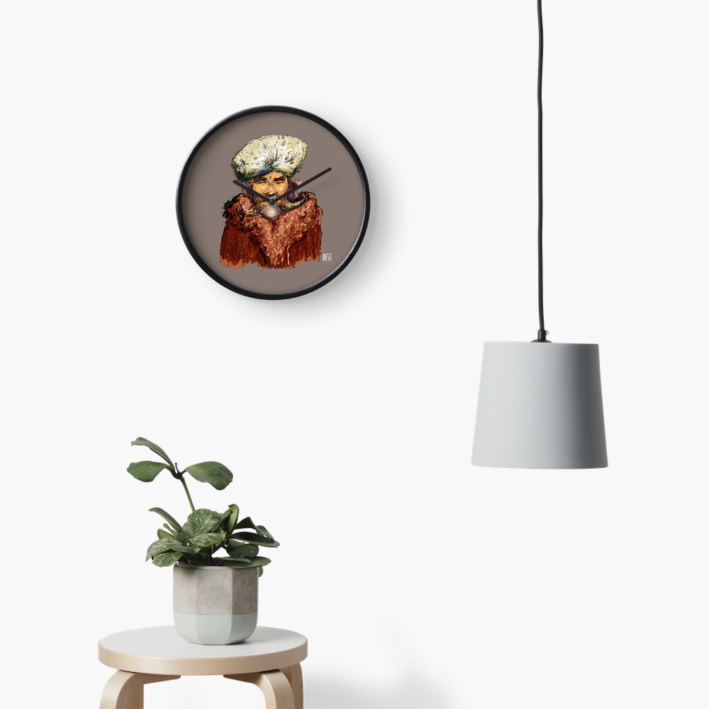 Mountain Man Clock