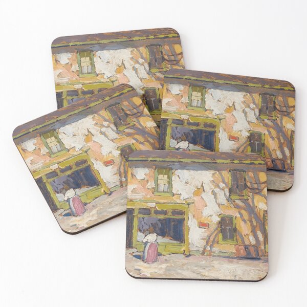 Item preview, Corner Store by Lawren Harris designed and sold by TheRedVineyard.