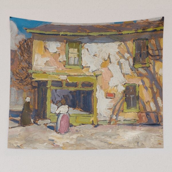 Item preview, Corner Store by Lawren Harris designed and sold by TheRedVineyard.