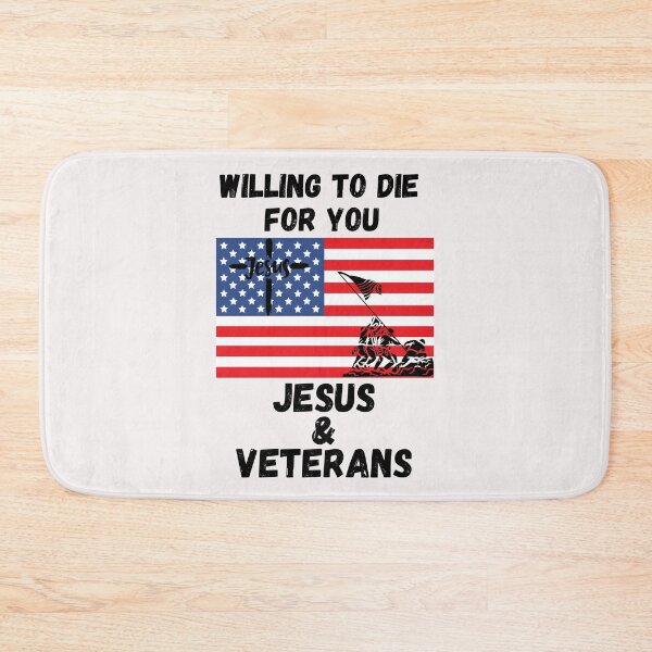 Item preview, Veterans memorial Jesus & Veterans willing to die for you designed and sold by dreamwearprints.