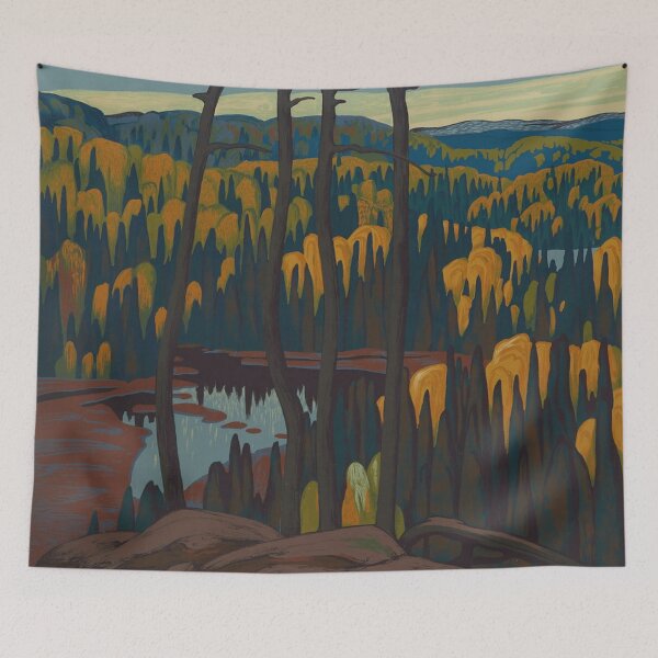 Item preview, Algoma Country by Lawren Harris designed and sold by TheRedVineyard.