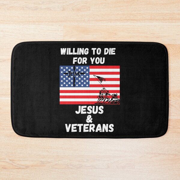 Item preview, Veterans memorial Jesus & Veterans willing to die for you designed and sold by dreamwearprints.
