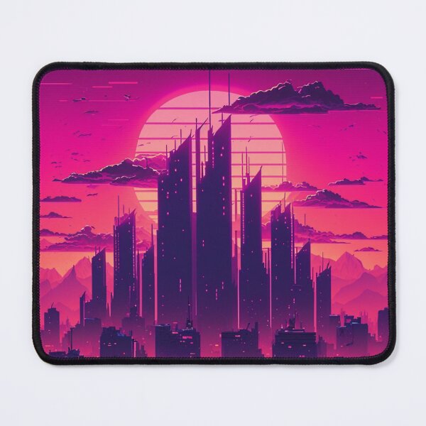 Item preview, Retro Synthwave Skyline 80s designed and sold by RESToRAPTOR.