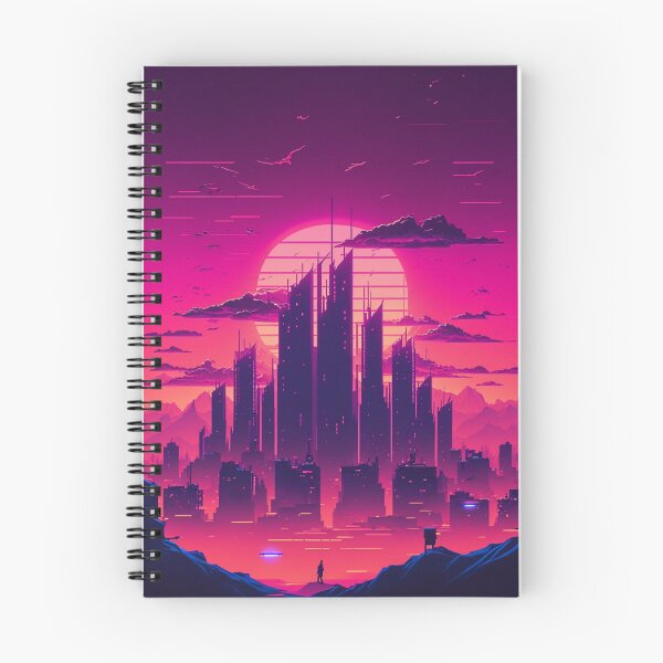 Item preview, Retro Synthwave Skyline 80s designed and sold by RESToRAPTOR.