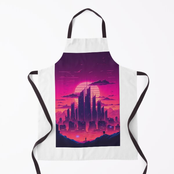 Item preview, Retro Synthwave Skyline 80s designed and sold by RESToRAPTOR.