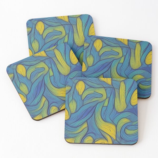 Item preview, Abstract natural scene Van Gogh style creative art designed and sold by brilliant-com.