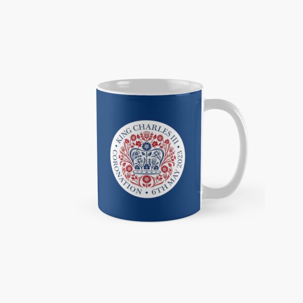 King Charles III Coronation Souvenier. Commemorative Emblem 2023 Classic Mug