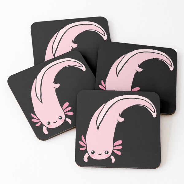 Item preview, Adorable pink axolotl illustration  designed and sold by Yarafantasyart.
