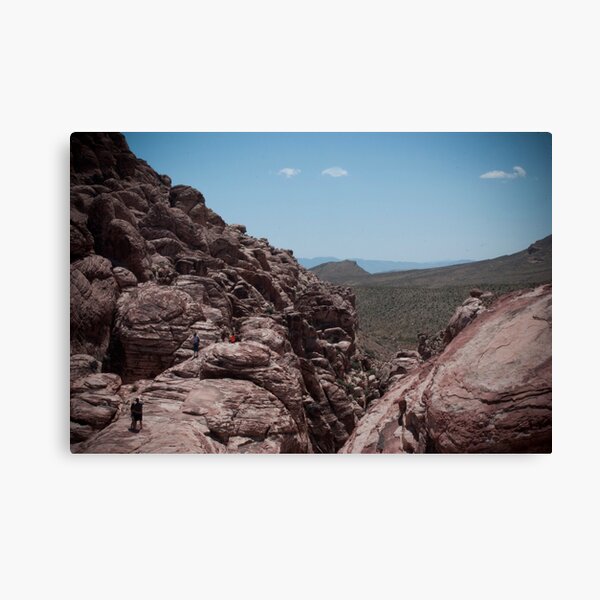 Red Rock Canyon Visitors Canvas Print