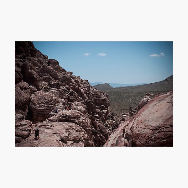 Red Rock Canyon Visitors Photographic Print
