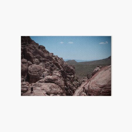 Red Rock Canyon Visitors Art Board Print
