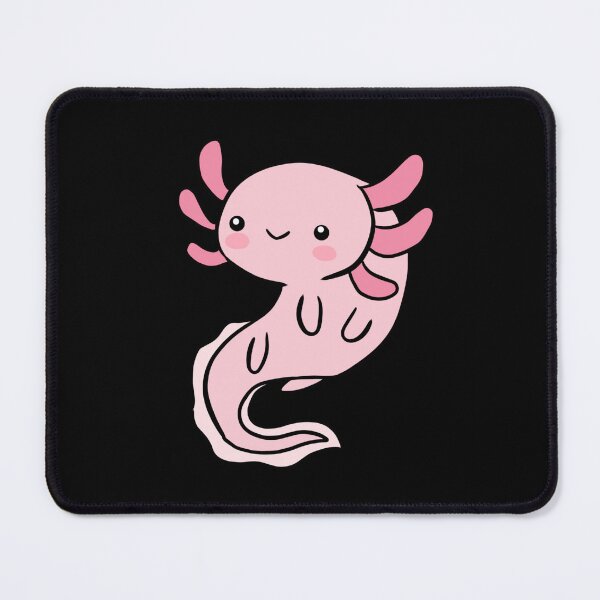 Item preview, Cute cartoon pink axolotl illustration designed and sold by Yarafantasyart.