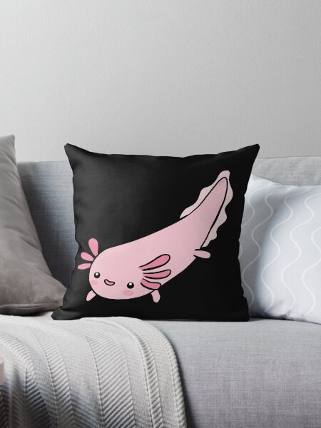 Vista previa del artículo con la obra «Ilustración de ajolote rosa de dibujos animados lindo», diseñado y vendido por Yarafantasyart.