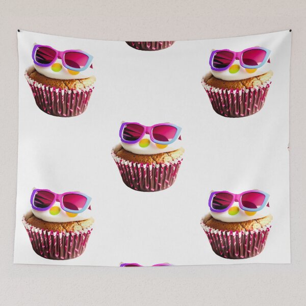 Item preview, Cupcake and Sunglasses Illustration / GTIllustration024 designed and sold by Grafititee.