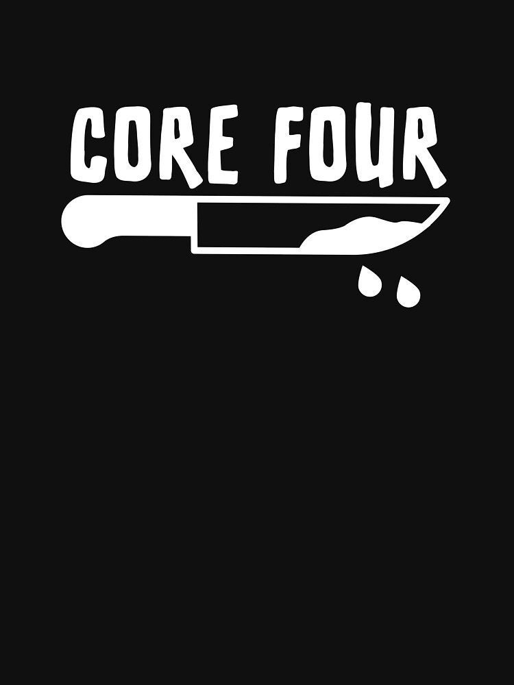 Scream Core Four Essential T-Shirt for Sale by BluenoseArt