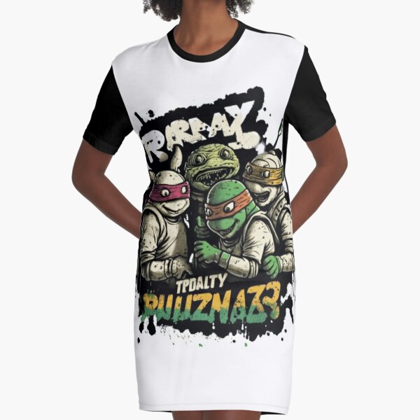 Teenage Mutant Ninja Turtles: Mutant Mayhem Pizza Adult Short Sleeve T-Shirt Black / 4XL