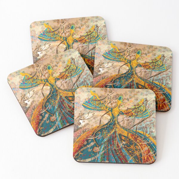 Item preview, Molana Dervish Dance, Whirling Dervish Art, Sufi Mystic Art designed and sold by PersianGallary.