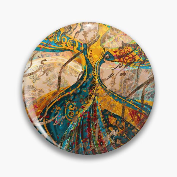 Item preview, Molana Dervish Dance, Whirling Dervish Art, Sufi Mystic Art designed and sold by PersianGallary.