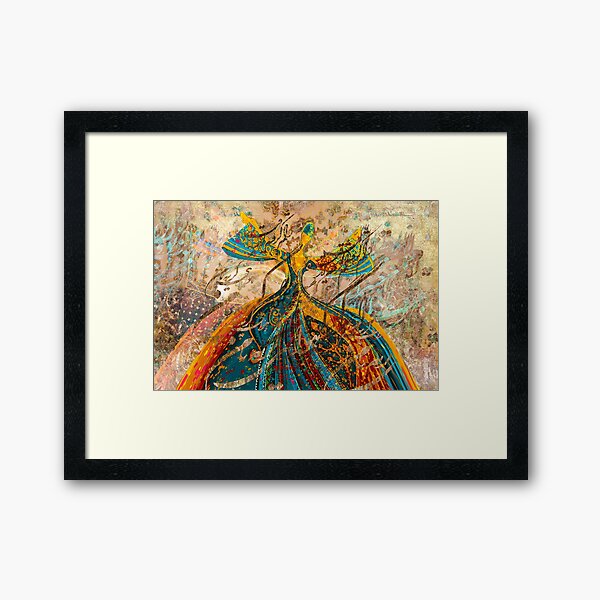 Item preview, Molana Dervish Dance, Whirling Dervish Art, Sufi Mystic Art designed and sold by PersianGallary.