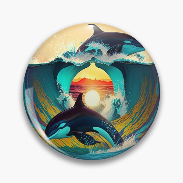 Item preview, Orca Waves designed and sold by OdysseyArtworks.