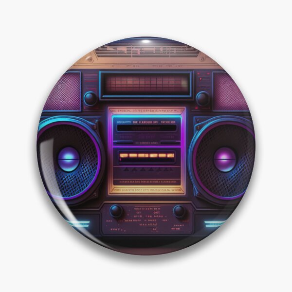 Item preview, Retro Synthwave Boombox #2 80s designed and sold by RESToRAPTOR.