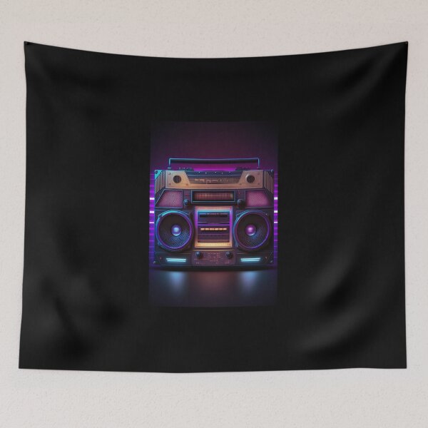 Item preview, Retro Synthwave Boombox #2 80s designed and sold by RESToRAPTOR.