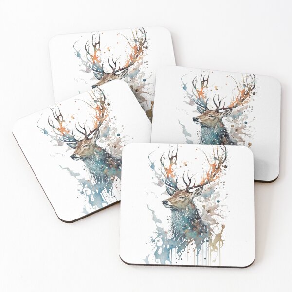 Item preview, Colorful moose designed and sold by ArtifizeDE.