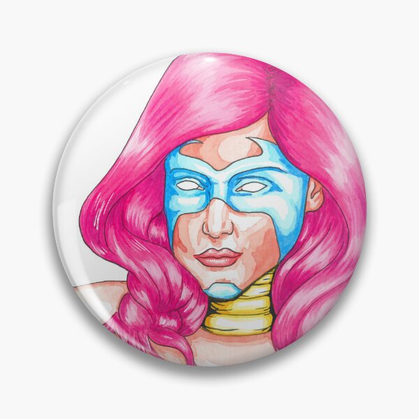 Item preview, Pink Hair Heroine designed and sold by robsonroper.