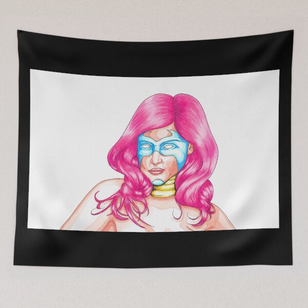 Item preview, Pink Hair Heroine designed and sold by robsonroper.