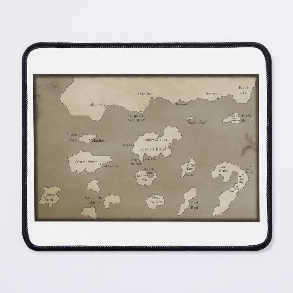 Item preview, Deluxe Map of the Outer Islands designed and sold by AF Stewart Art Designs.