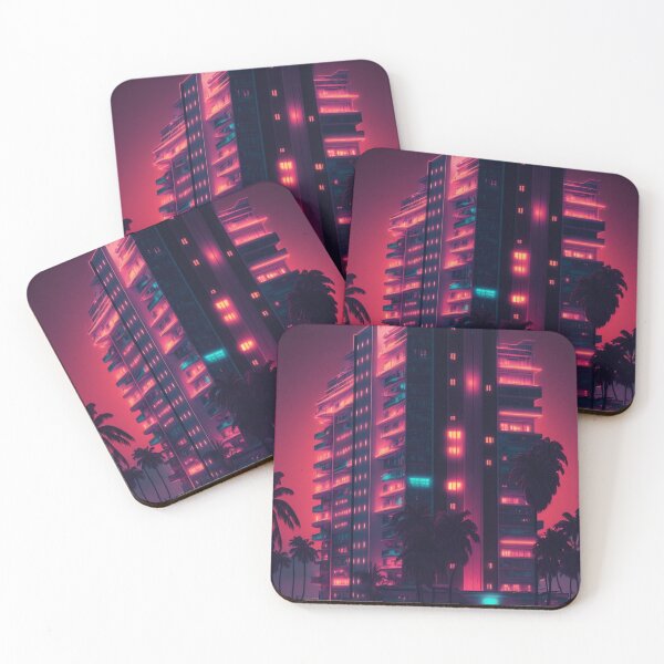Item preview, Retro Synthwave Miami Nights 80s designed and sold by RESToRAPTOR.