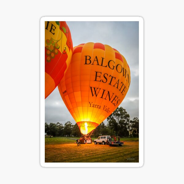 Item preview, Yarra Valley Hot Air Balloons, Victoria, Australia. designed and sold by Vicki Walsh.