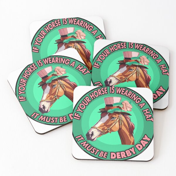 Artikelvorschau, Wenn Ihr Pferd einen Hut trägt, muss es Derby-Tag sein! entworfen und verkauft von SetLifeStickers.