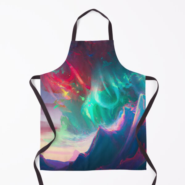 Item preview, Radiant Aurora Borealis - Watercolor designed and sold by The Iconic Minimalist.
