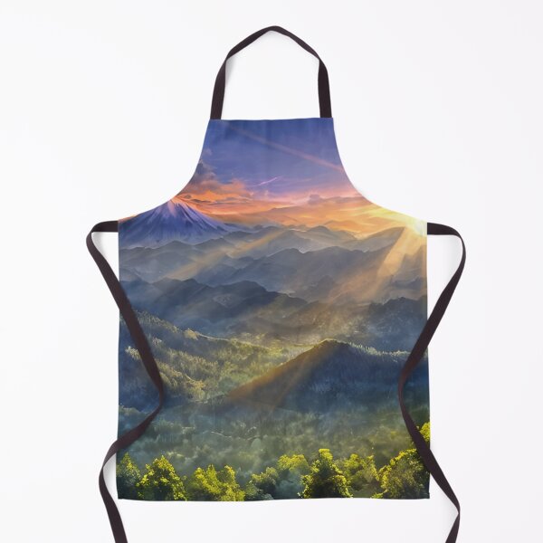 Item preview, Sun Rising Behind Mountain designed and sold by Oni's Realm  Studio.
