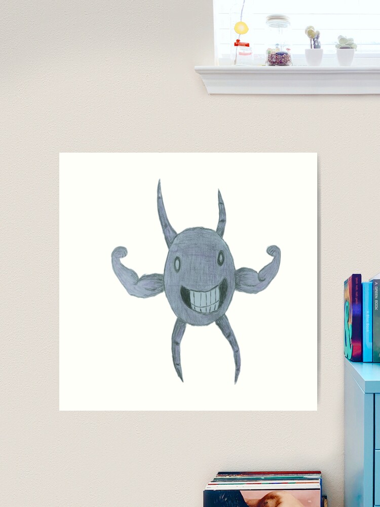 Roblox doors game monster Screech [hand drawing] Poster for Sale